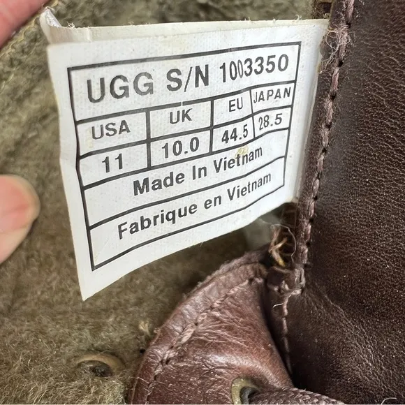 UGG Australia Eaglin Stout Brown Men's Boots Sz 11