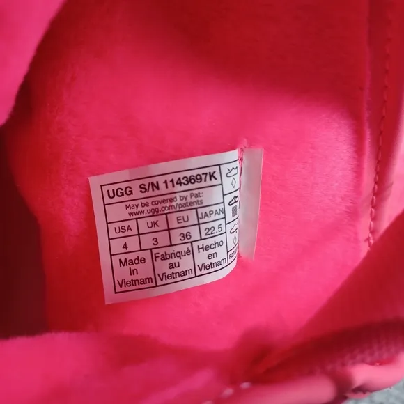 UGG Brellah Mini Neon Bright Pink Waterproof Boots Shoes