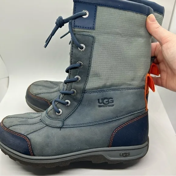 UGG Butte II CWR Blue and Orange Waterproof Boots Size 6
