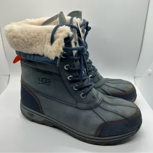 UGG Butte II CWR Blue and Orange Waterproof Boots Size 6