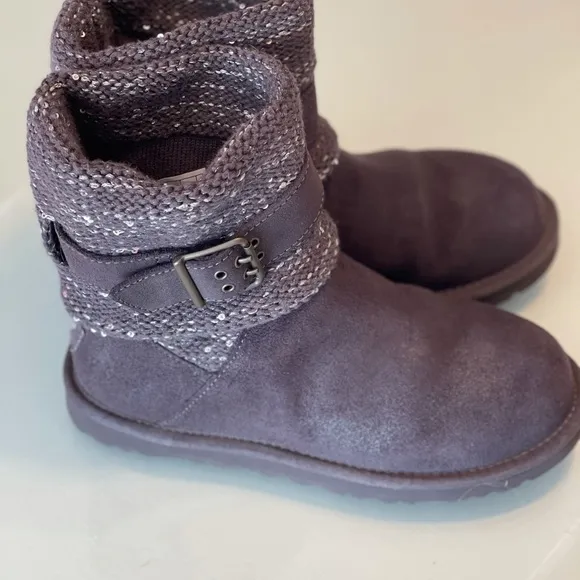 UGG Cambridge Metallic Suede Shoes 6