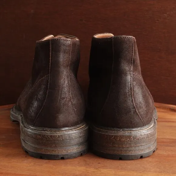 UGG Collection Boots Mens SZ 9 Brown Chukka Suede Lace Up Ankle Comfort Casual