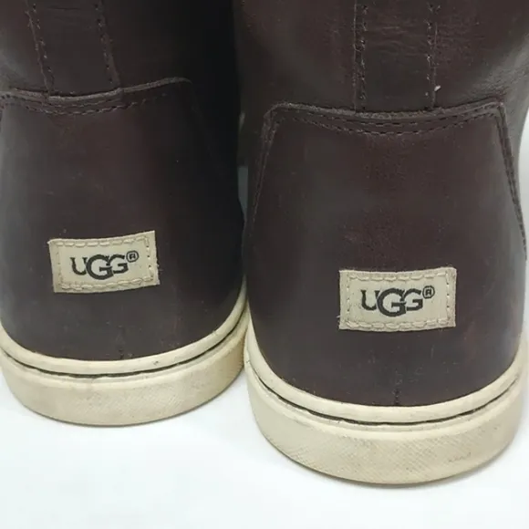 UGG Croft Luxe Quilt Espresso Brown Shoes Size 9