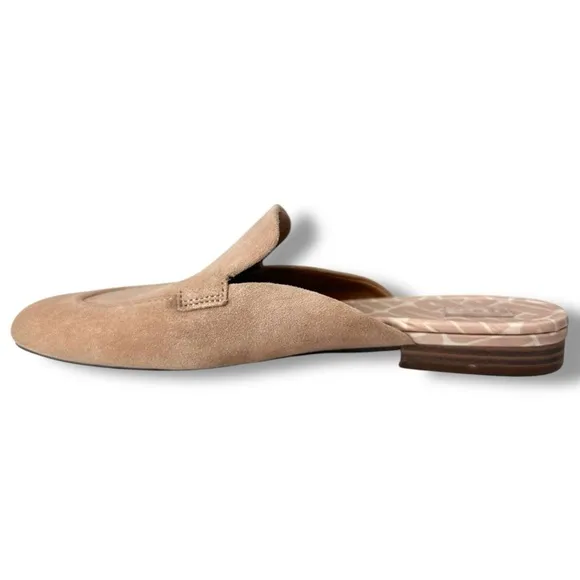 Ugg Janaya Suede Slip On Mule, Light Academia Casual, Natural Beige Tan, Size 9