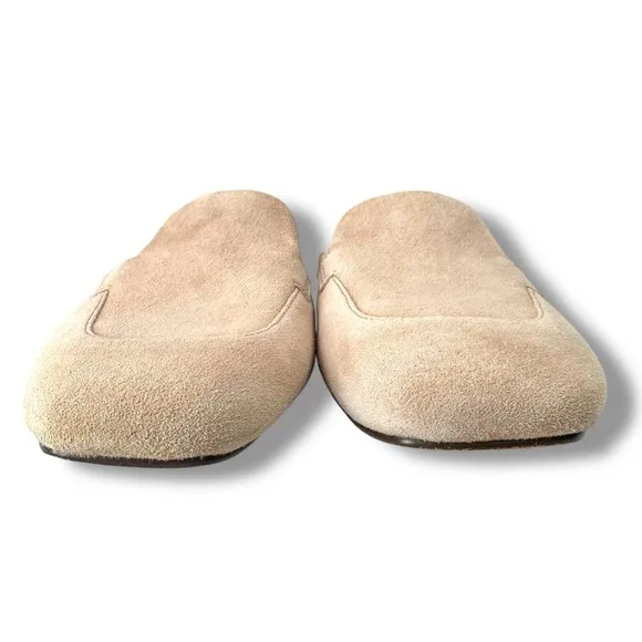 Ugg Janaya Suede Slip On Mule, Light Academia Casual, Natural Beige Tan, Size 9