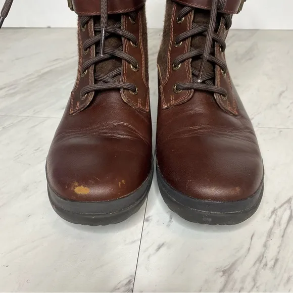 UGG Kesey Brown Waterproof Lace Up Boot 7