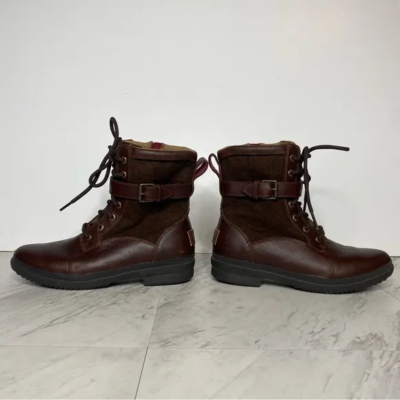 UGG Kesey Brown Waterproof Lace Up Boot 7