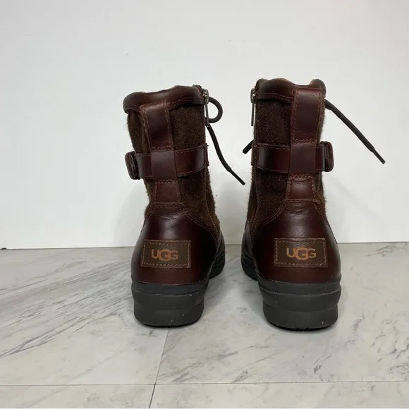 UGG Kesey Brown Waterproof Lace Up Boot 7