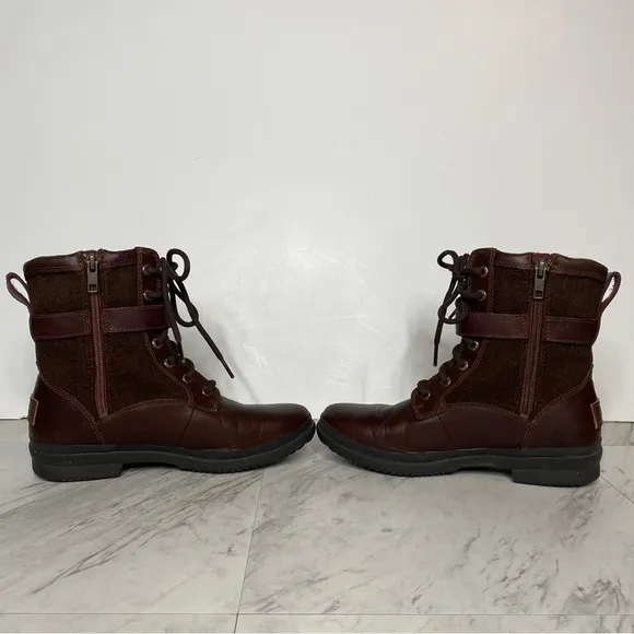 UGG Kesey Brown Waterproof Lace Up Boot 7