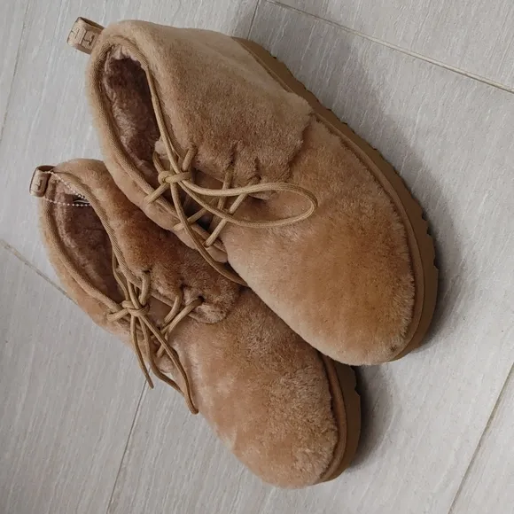 UGG Men’s Neumel Cozy Slipper Shoes Fully Lined Sz 8