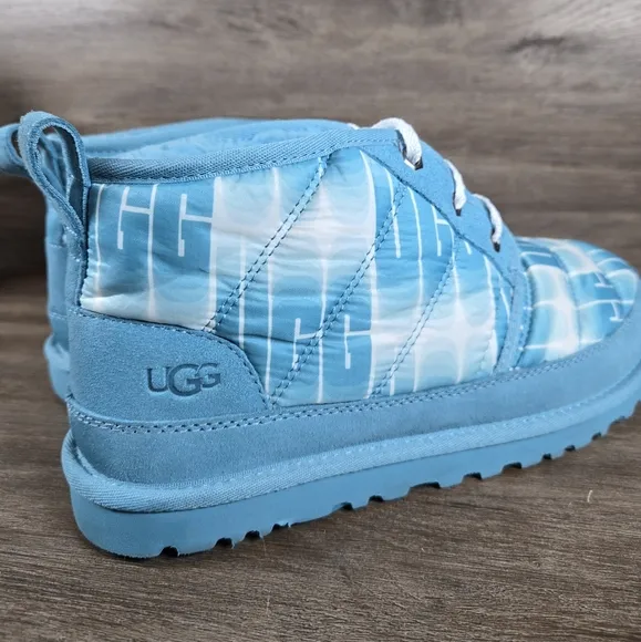 UGG Neumel LTA Wavelength Chukka Freshwater Fleece Lined Boots Shoes Mens Sz 9