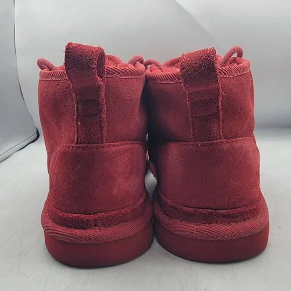 UGG Neumel Mens 10 Red Chukka Boots Lined Warm Casual Outdoors Walking 3236