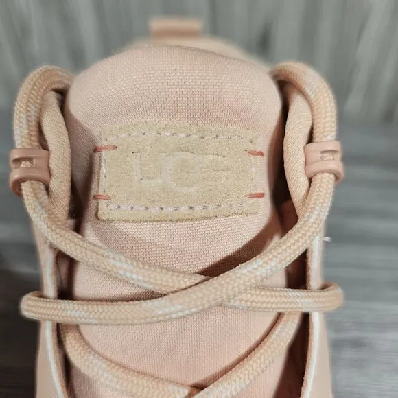 UGG NEUMEL X PEACH TEXTILE LEATHER WATERPROOF RAIN BOOTS - WOMEN'S SIZE 9