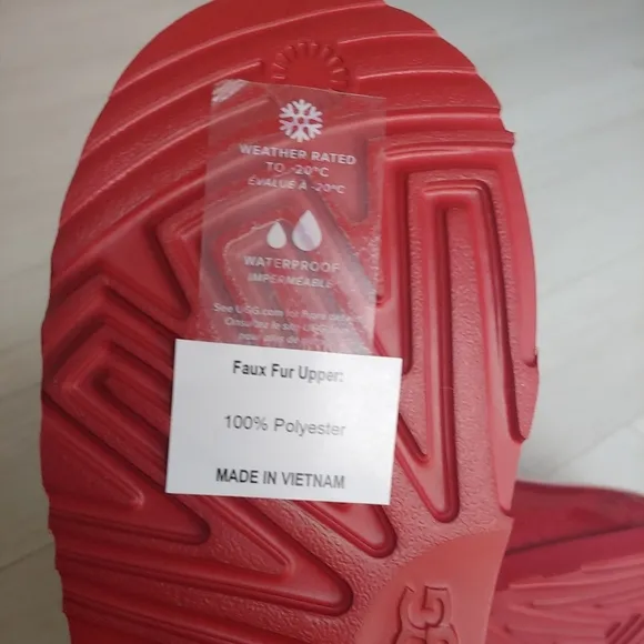 UGG NEW Classic Clear Mini II Boots Samba Red
