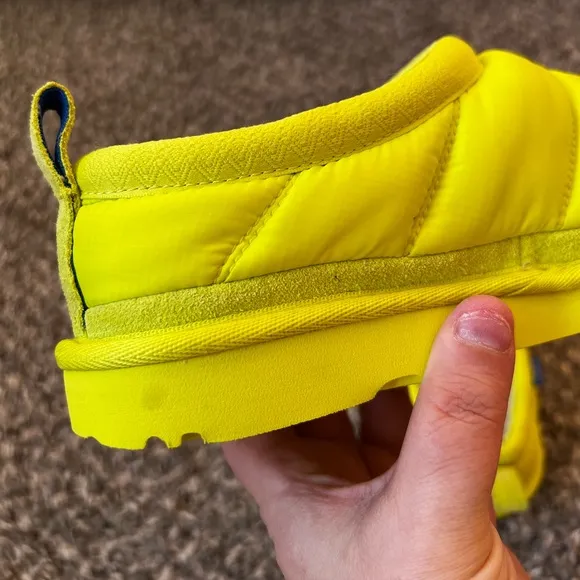 UGG Tasman LTA New‎ Women’s Neon Yellow Puffer Shoes Size US 5