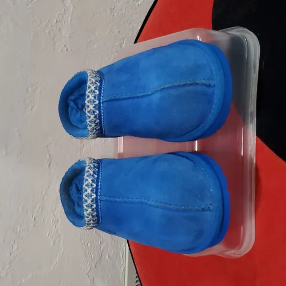 UGG Tazz Tasman Blue Slip-On Shoes Kids Size 13
