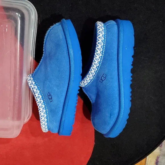 UGG Tazz Tasman Blue Slip-On Shoes Kids Size 13