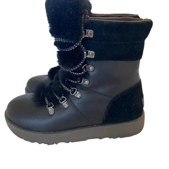 UGG Women’s Black Waterproof Viki Boots. Size: 6