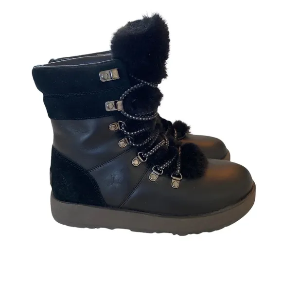 UGG Women’s Black Waterproof Viki Boots. Size: 6