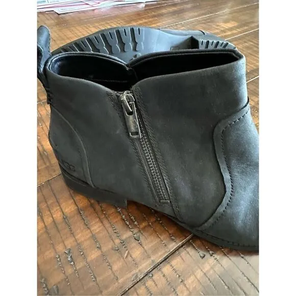 UGG Aureo black waterproof ankle boots booties 11