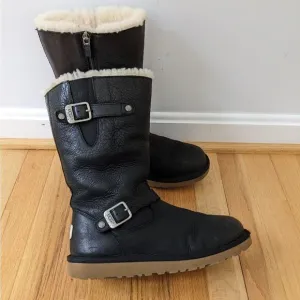 UGG Leather Sheepskin Boots