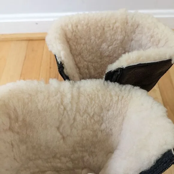 UGG Leather Sheepskin Boots