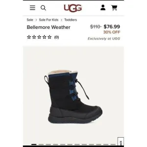UGGS youth thinsulate winter‎ boots size 5