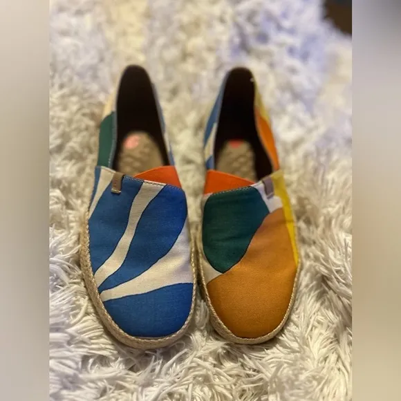 UIN Espadrilles Knitted Walking Travel Shoes MarbellaTropical  8.5