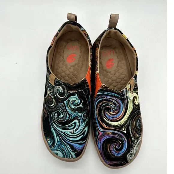 UIN Footwear Womens Starry Night II Slip on Shoes 5 Spain Original Design Brand