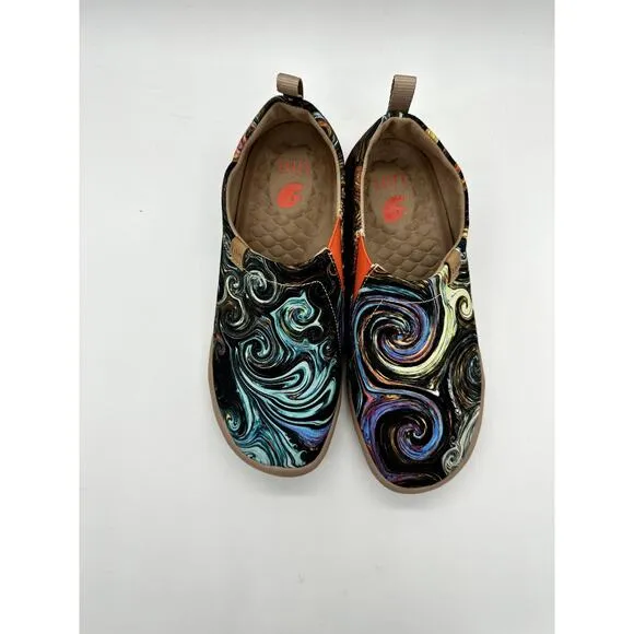 UIN Footwear Womens Starry Night II Slip on Shoes 5 Spain Original Design Brand