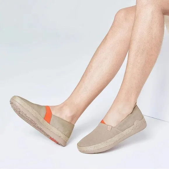 UIN Men's Slip On Walking Casual Loafer Comfort Shoes (Marbella Khaki)New No Box