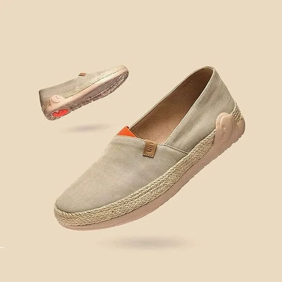 UIN Men's Slip On Walking Casual Loafer Comfort Shoes (Marbella Khaki)New No Box