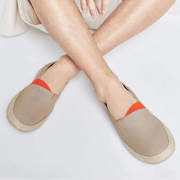 UIN Men's Slip On Walking Casual Loafer Comfort Shoes (Marbella Khaki)New No Box