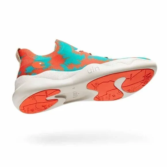 UIN Men's Sneakers Lightweight Walking Comfy Shoes (Fluorescence Mijas I Men)