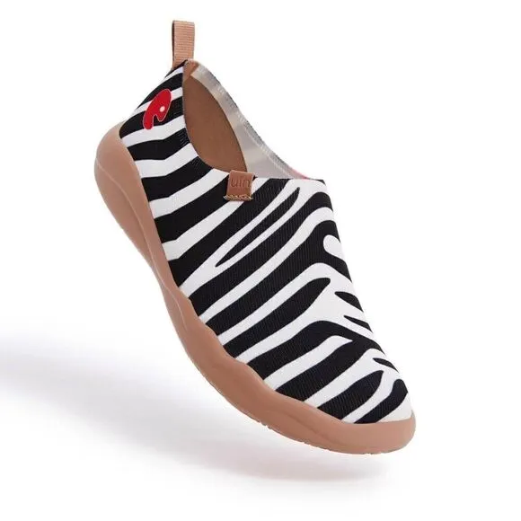 UIN Men's Walking Shoes Casual Comfort Sneaker ( Zebra Toledo 2)