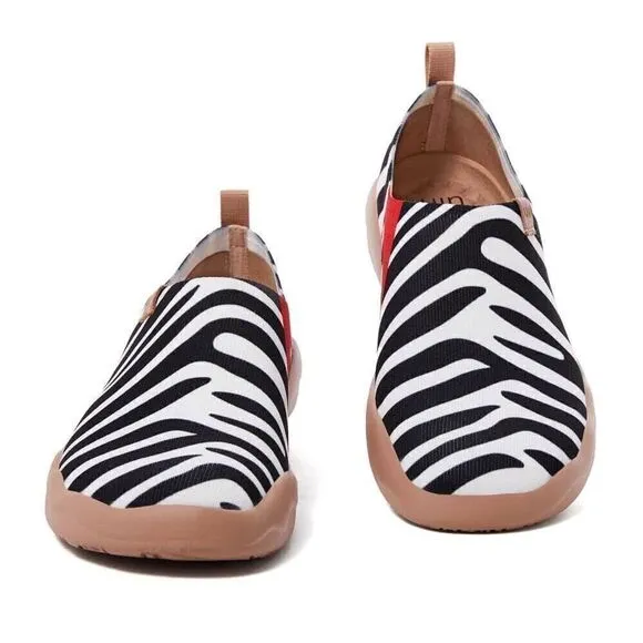 UIN Men's Walking Shoes Casual Comfort Sneaker ( Zebra Toledo 2)