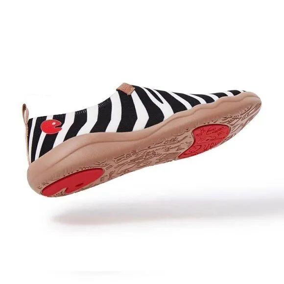 UIN Men's Walking Shoes Casual Comfort Sneaker ( Zebra Toledo 2)