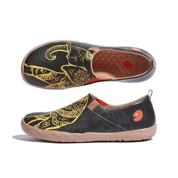 UIN Men's Walking Shoes Casual Lightweight Comfort Sneaker (Sri Lankan Elephant)