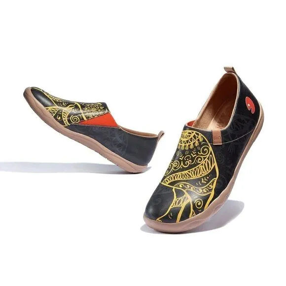 UIN Men's Walking Shoes Casual Lightweight Comfort Sneaker (Sri Lankan Elephant)