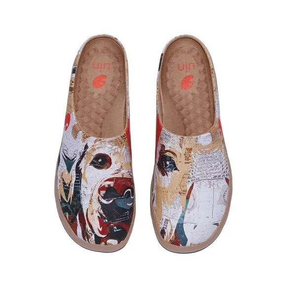 UIN Men's Slipper Comfort Mules Walking Casual Travel Shoes (The Best Companion)