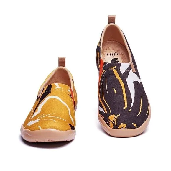 UIN Men's Walking Shoes Slip On Loafers (Stamen)