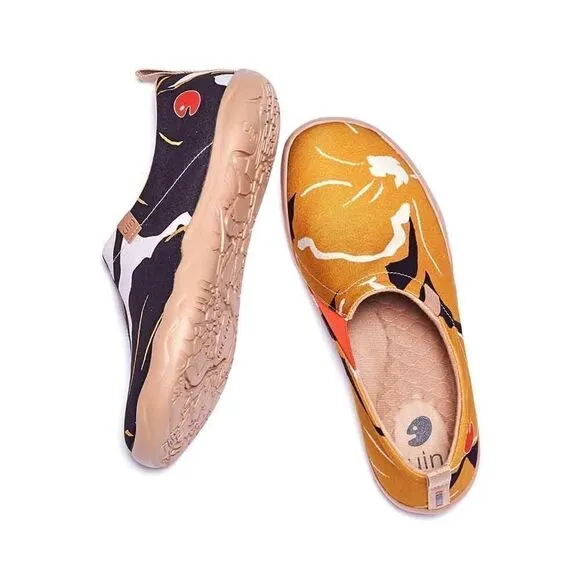 UIN Men's Walking Shoes Slip On Loafers (Stamen)