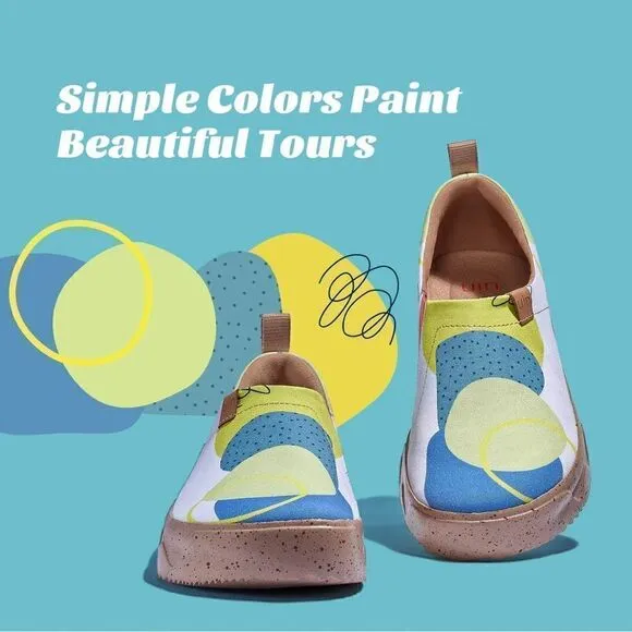 Uin Women's Travel Walking Shoes Casual Sneaker (Wetland Park Toledo IX)