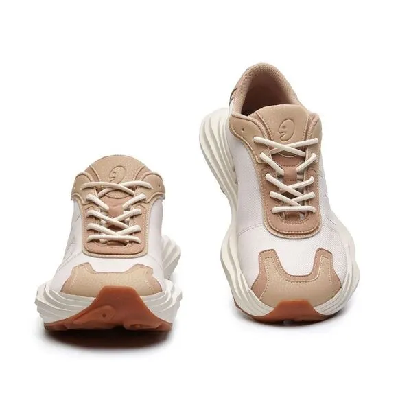 UIN Women's Walking Shoes Casual Chunky Sneaker (KHAKI ROCK LAYER B1)
