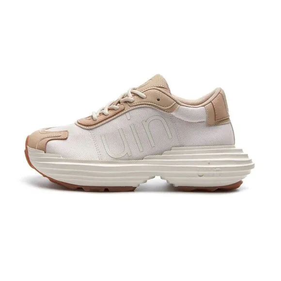 UIN Women's Walking Shoes Casual Chunky Sneaker (KHAKI ROCK LAYER B1)