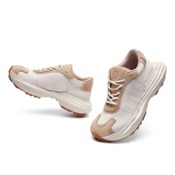 UIN Women's Walking Shoes Casual Chunky Sneaker (KHAKI ROCK LAYER B1)