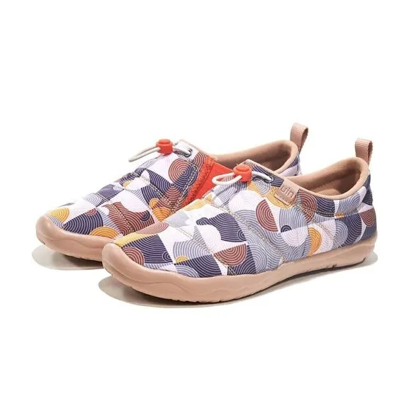 UIN Women's Walking Travel Camping Shoes Casual Comfort Loafers (A Quiet Path)