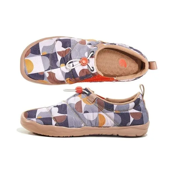 UIN Women's Walking Travel Camping Shoes Casual Comfort Loafers (A Quiet Path)