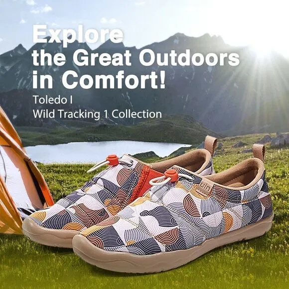 UIN Women's Walking Travel Camping Shoes Casual Comfort Loafers (A Quiet Path)