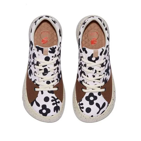 UIN Women's Walking Travel Shoes Casual Fashion Sneaker Denia (Swaying Flowers)